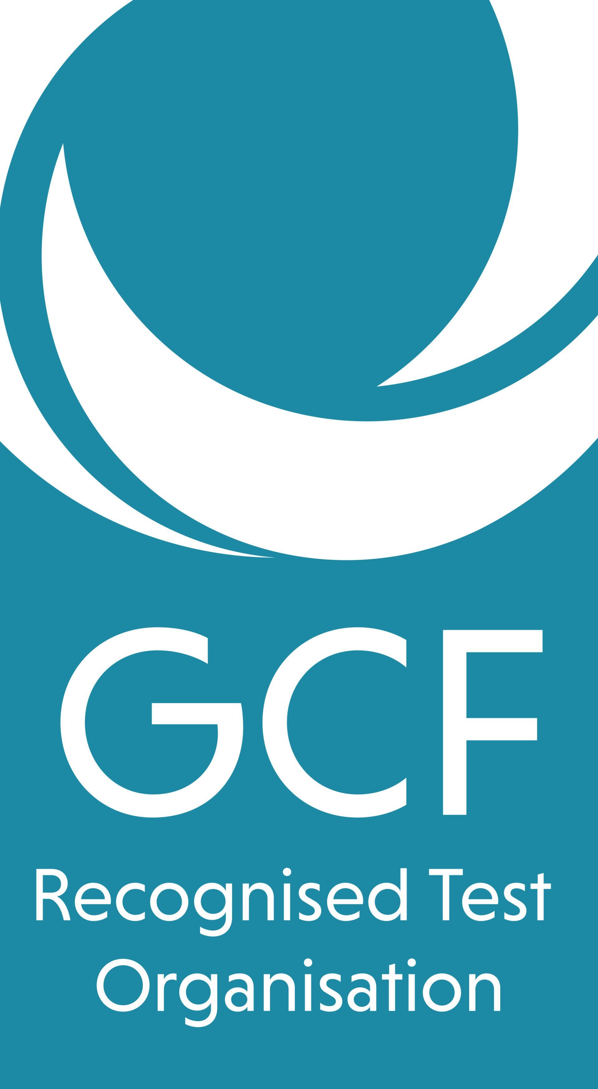 GCF Recognised Test Organisation logo